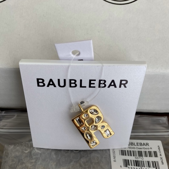 NWT BaubleBar GEM ALPHA CHARM M, N, R - Picture 6 of 8